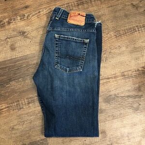 Lucky Brand Womens Dark Blue Relaxed Jeans